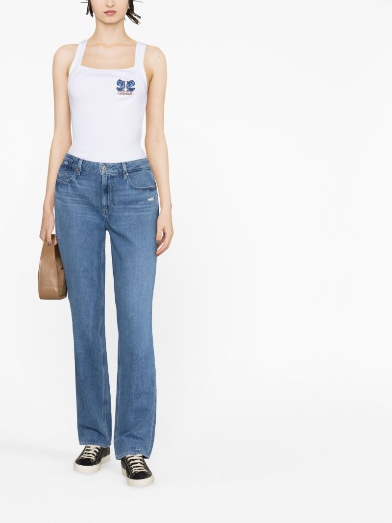 Blue Noella Straight Leg Jeans