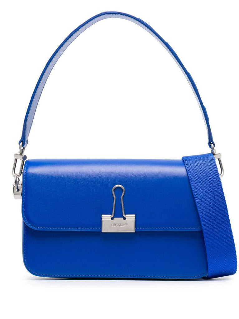 Blue Binder M Leather Shoulder Bag