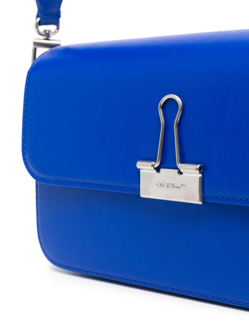 Blue Binder M Leather Shoulder Bag