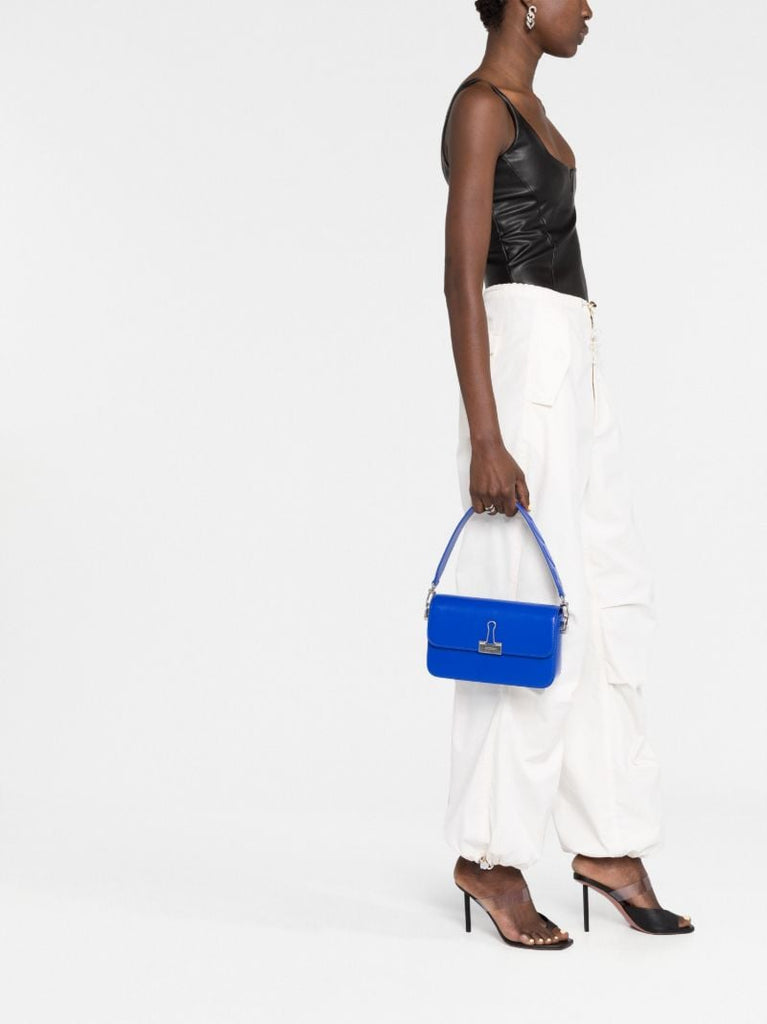Blue Binder M Leather Shoulder Bag