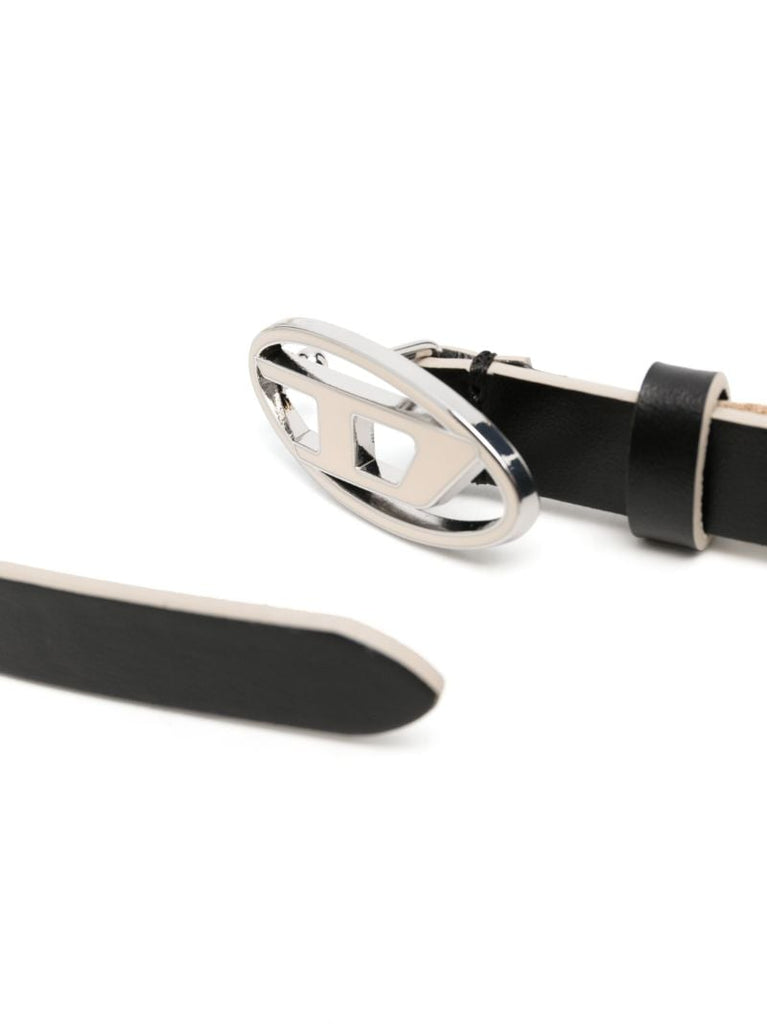 Black Logo Plaque Belt