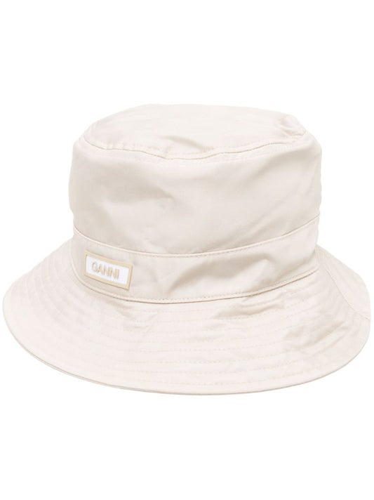Neutral Logo Patch Bucket Hat
