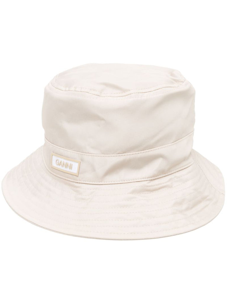 Neutral Logo Patch Bucket Hat