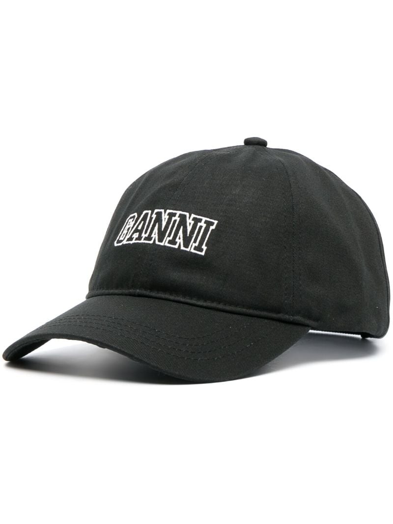Black Logo Embroidery Baseball Cap