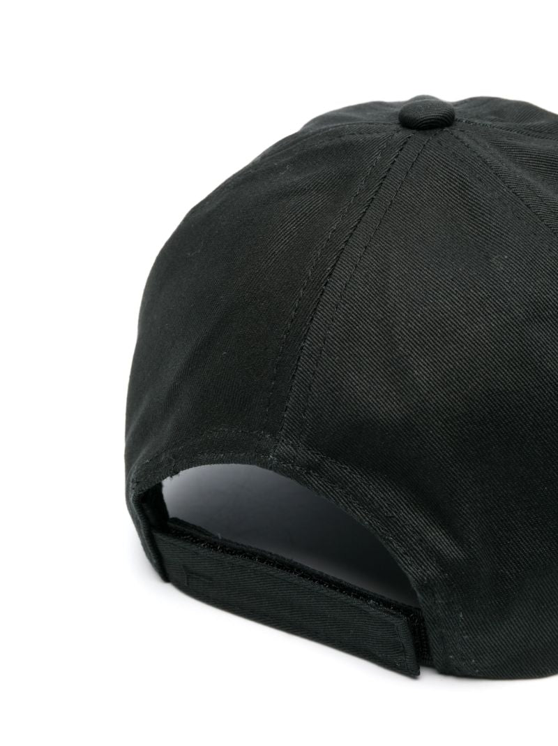 Black Logo Embroidery Baseball Cap