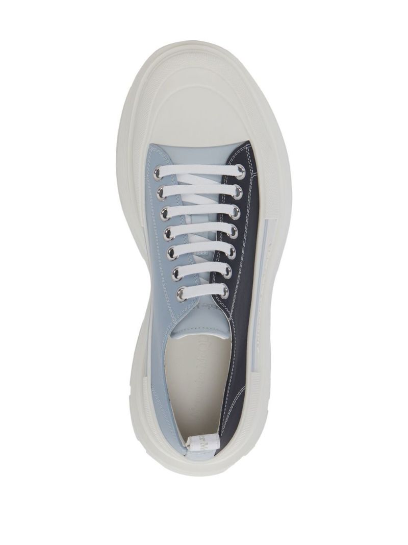 Blue Tread Slick Sneakers