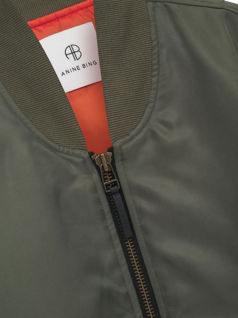Green Leon Bomber Jacket