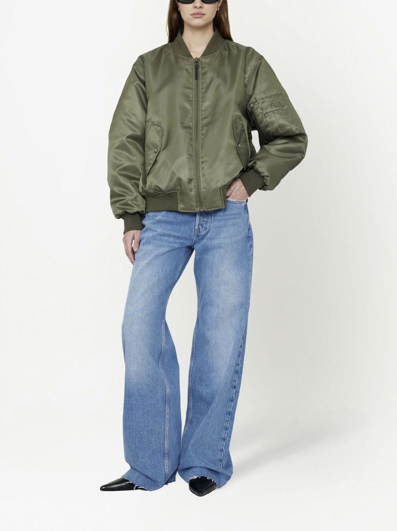 Green Leon Bomber Jacket