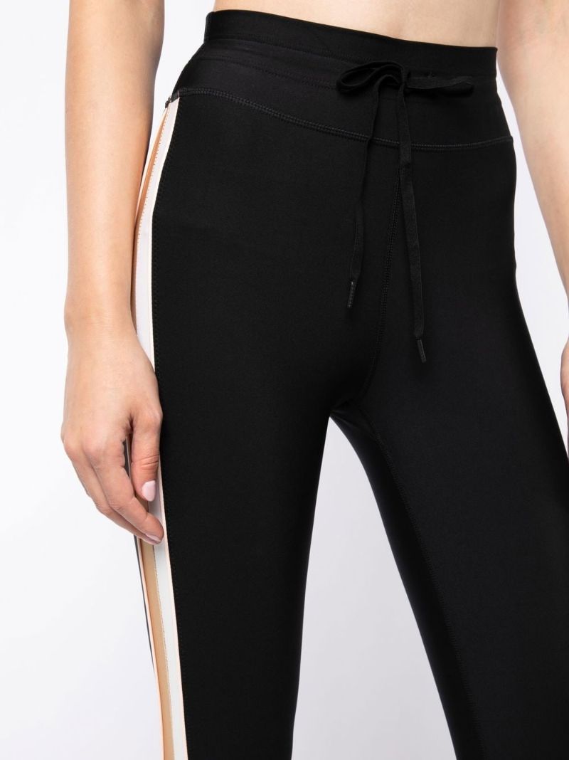 Black Tempo 7/8 Training Leggings