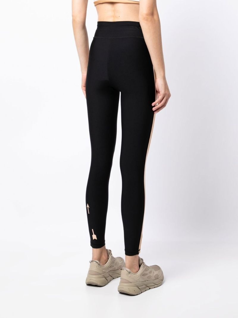 Black Tempo 7/8 Training Leggings