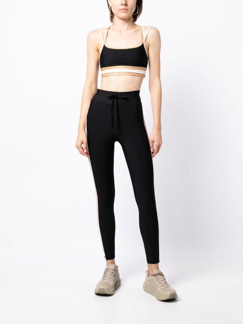 Black Tempo 7/8 Training Leggings