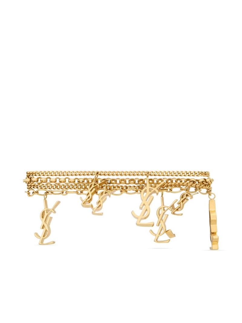 Gold-tone Cassandre Crystal Bracelet