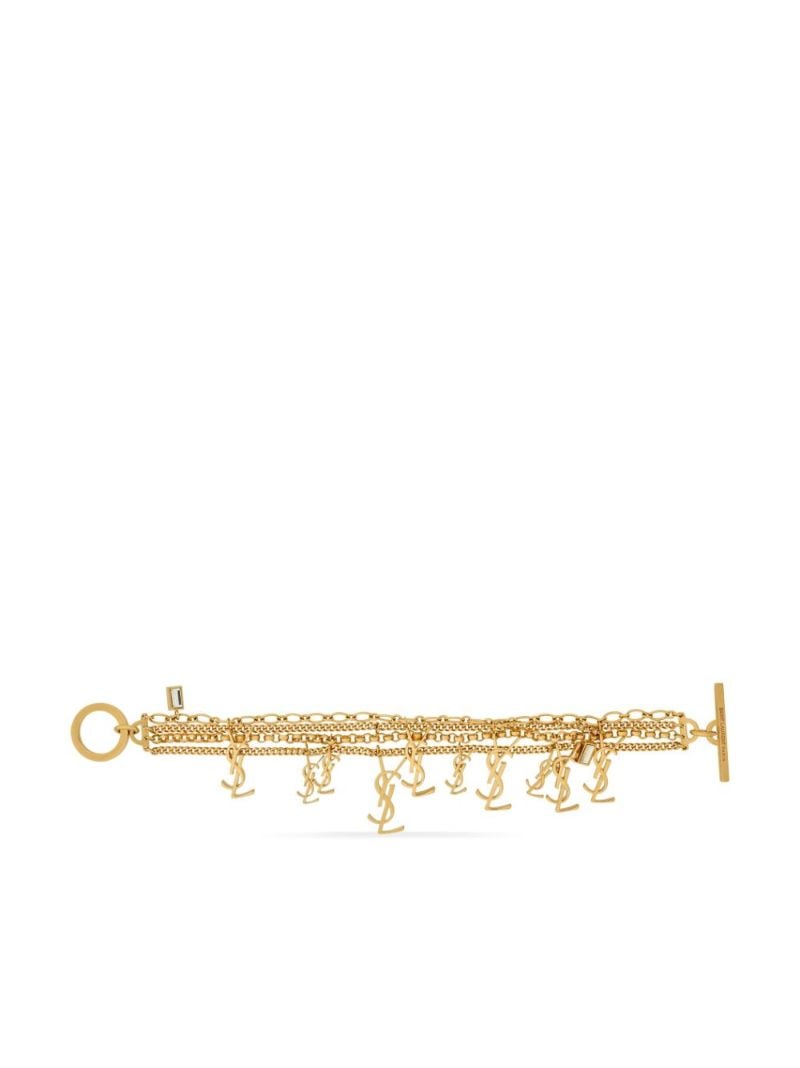Gold-tone Cassandre Crystal Bracelet