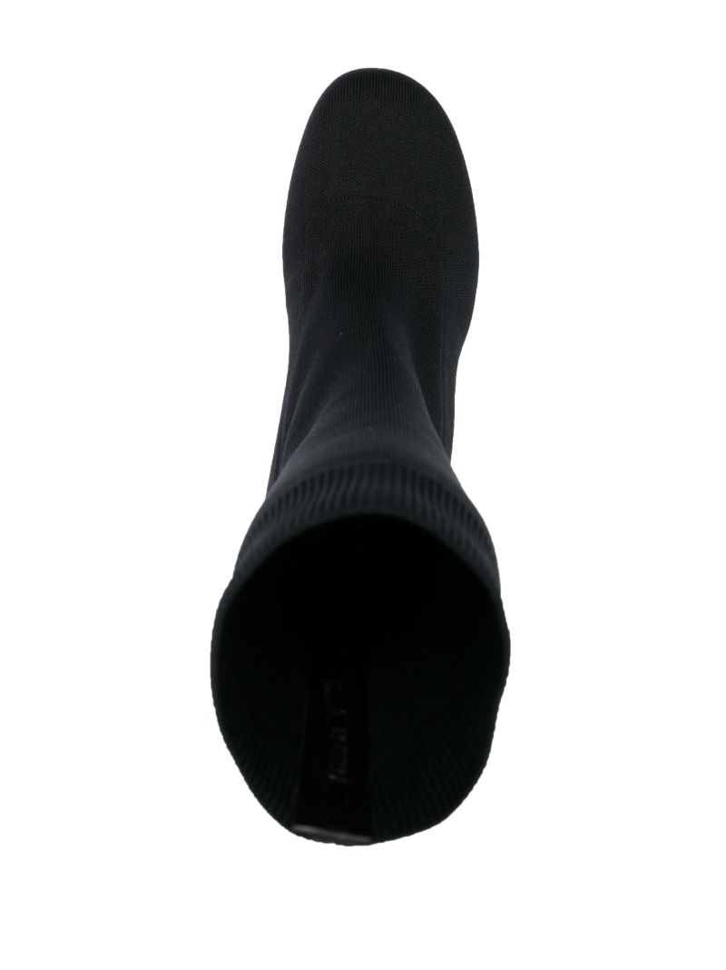 Black Shard 75 Leather Ankle Boots
