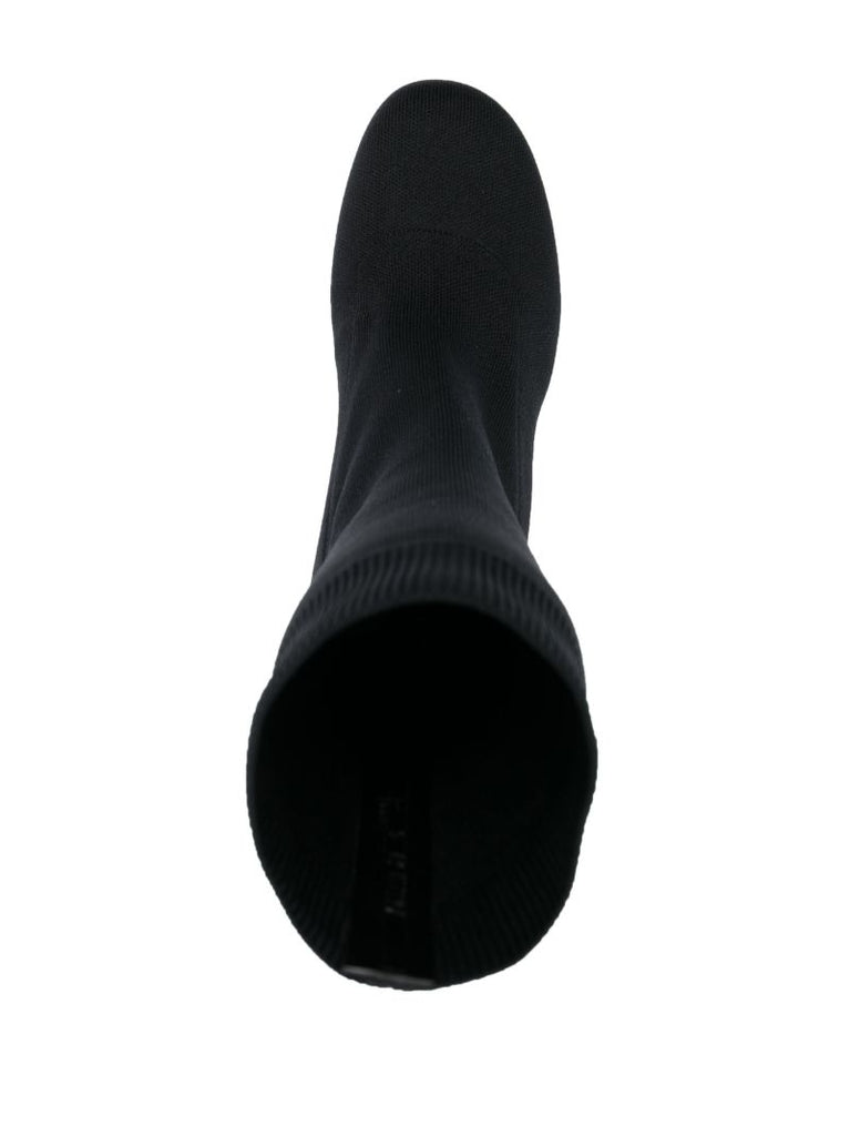 Black Shard 75 Leather Ankle Boots