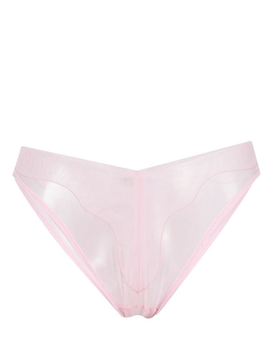 Pink Eclipse Mesh Briefs
