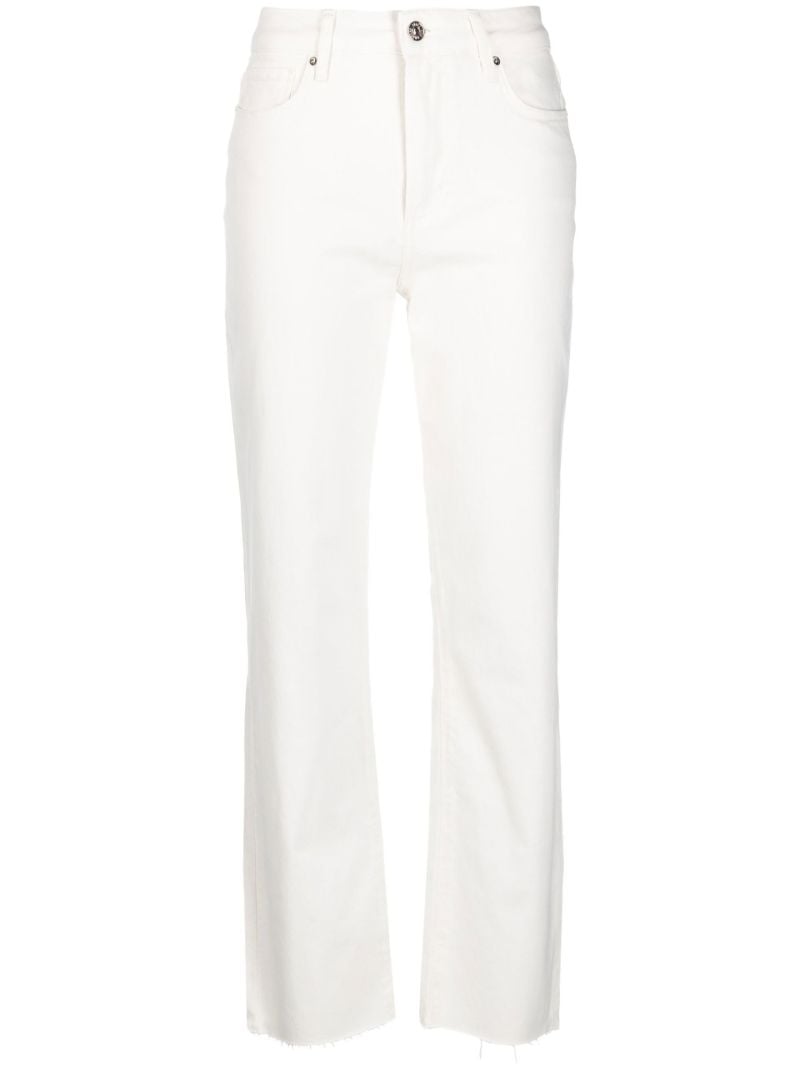 White Stella Straight-leg Jeans