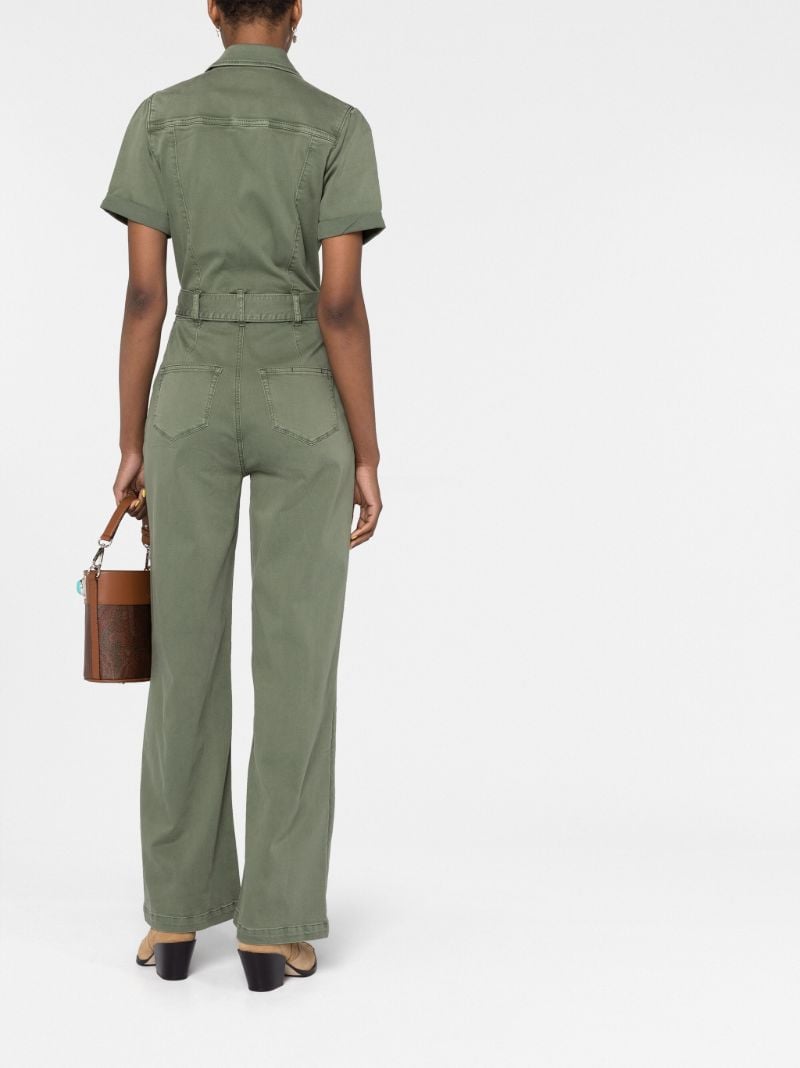 Green Brooklyn Belted Jumpsuit