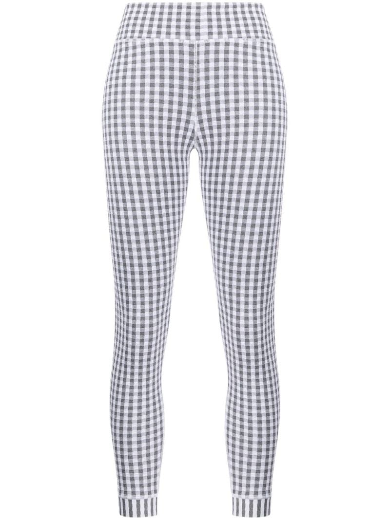 Grey Masilda Gingham Training Leggings