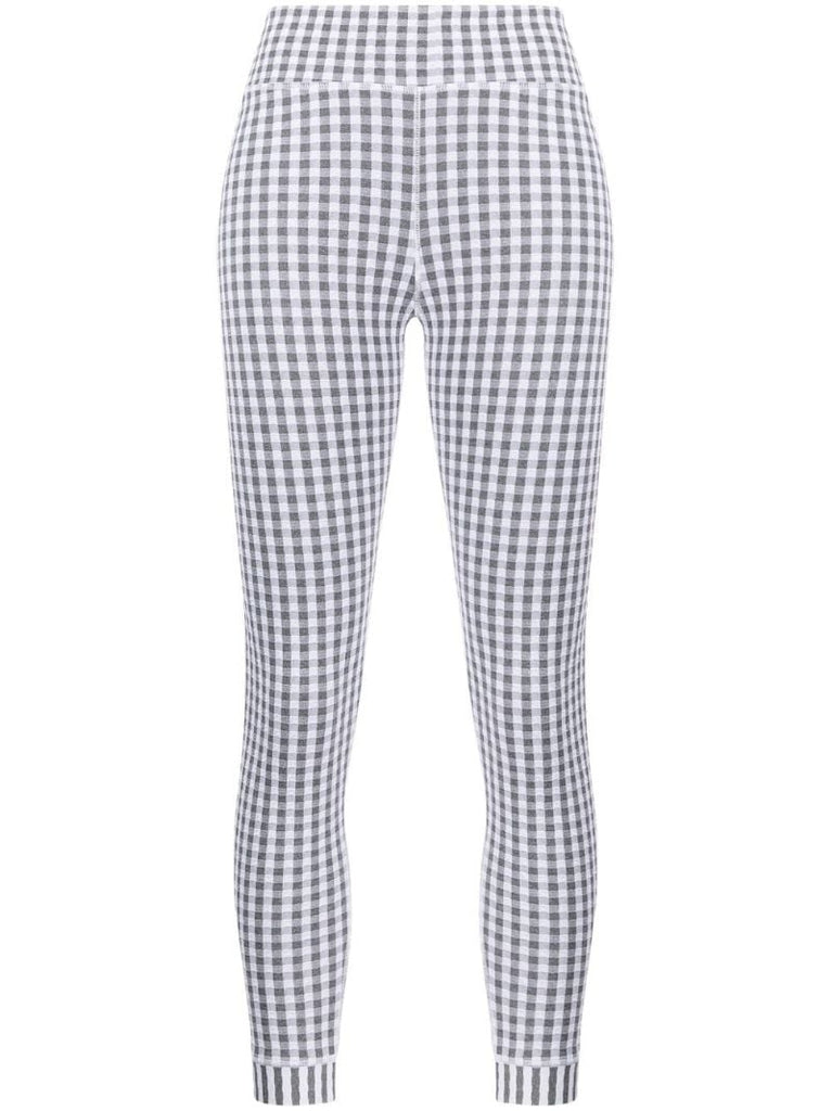 Grey Masilda Gingham Training Leggings