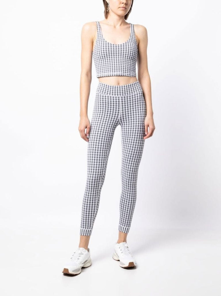 Grey Masilda Gingham Training Leggings