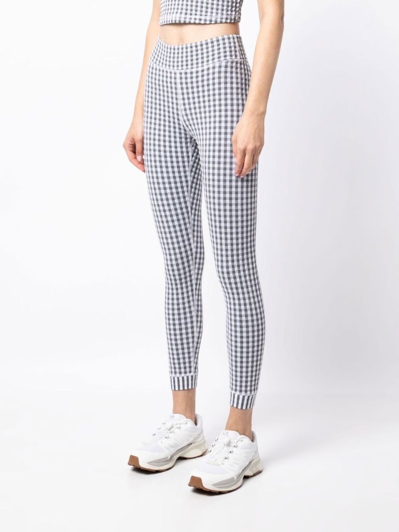 Grey Masilda Gingham Training Leggings