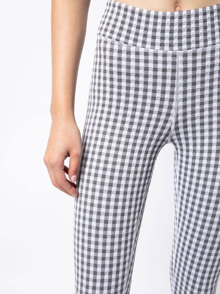 Grey Masilda Gingham Training Leggings