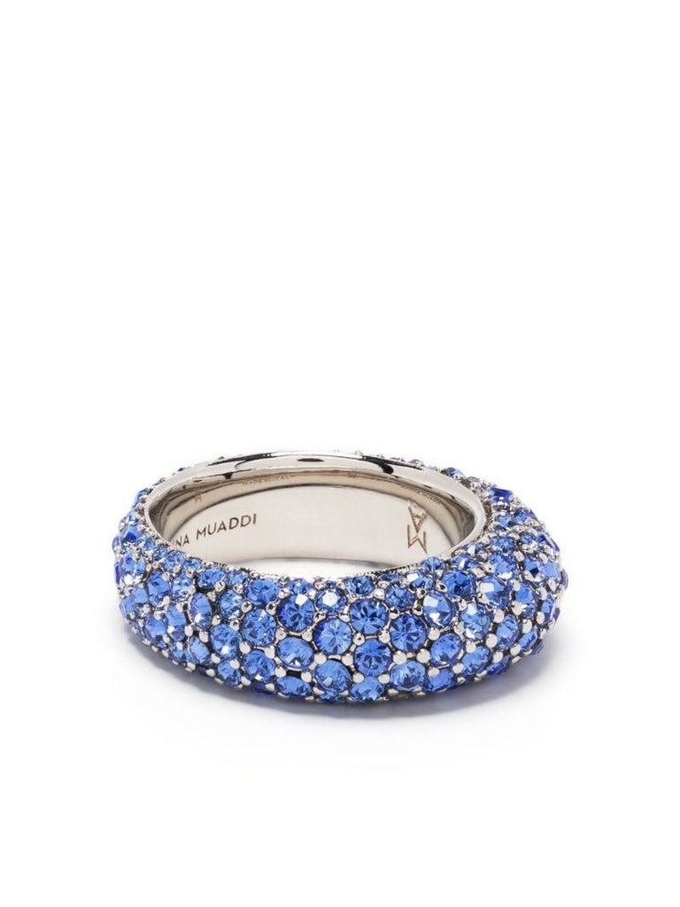 Silver-tone Cameron Crystal Ring
