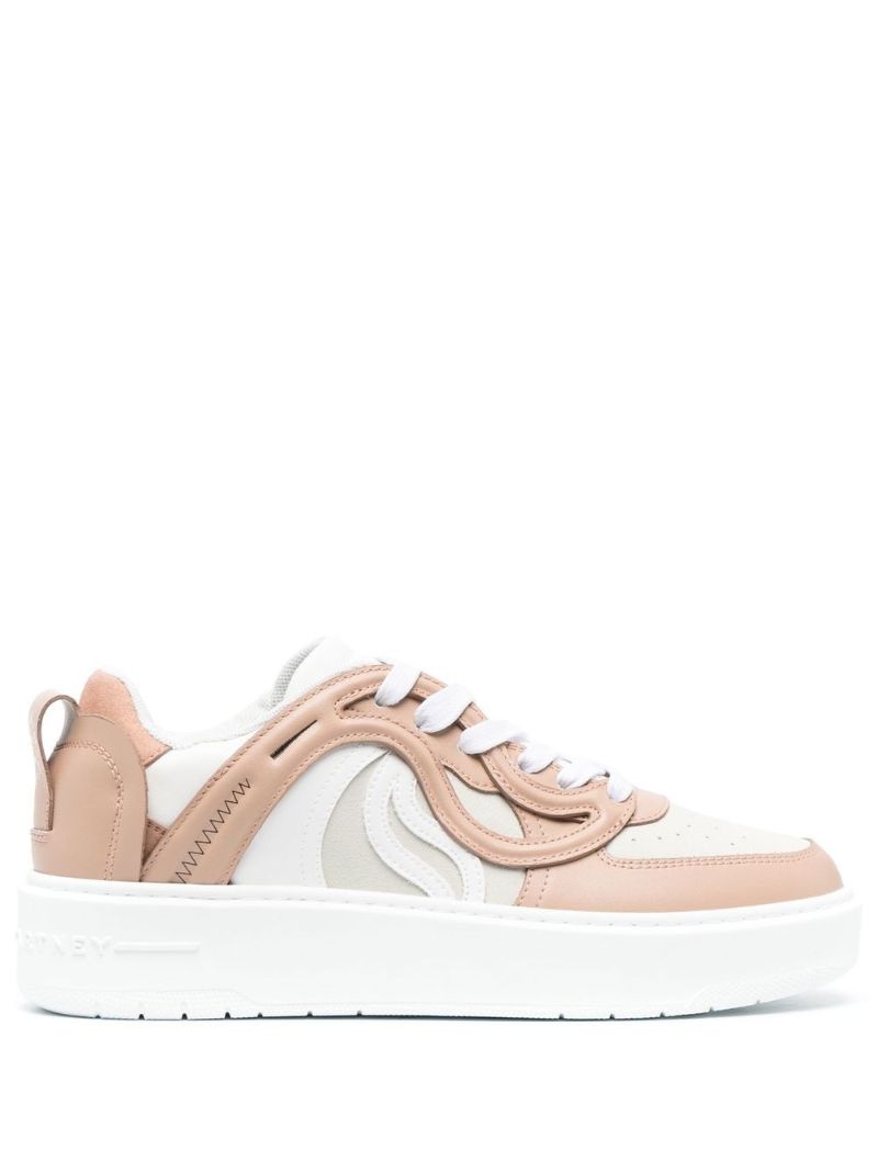 Pink S-wave 1 Low-top Sneakers