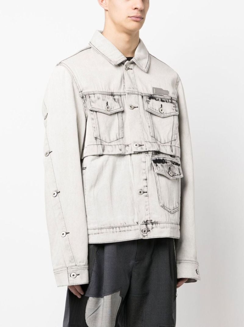 Grey 2-in-1 Denim Jacket
