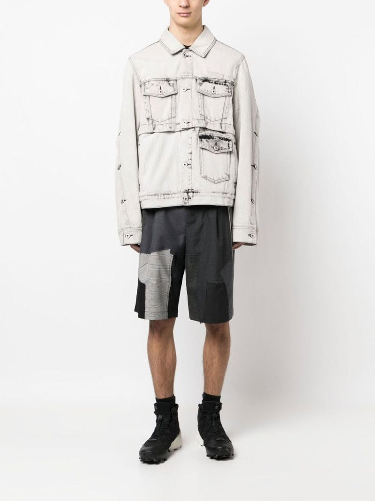Grey 2-in-1 Denim Jacket