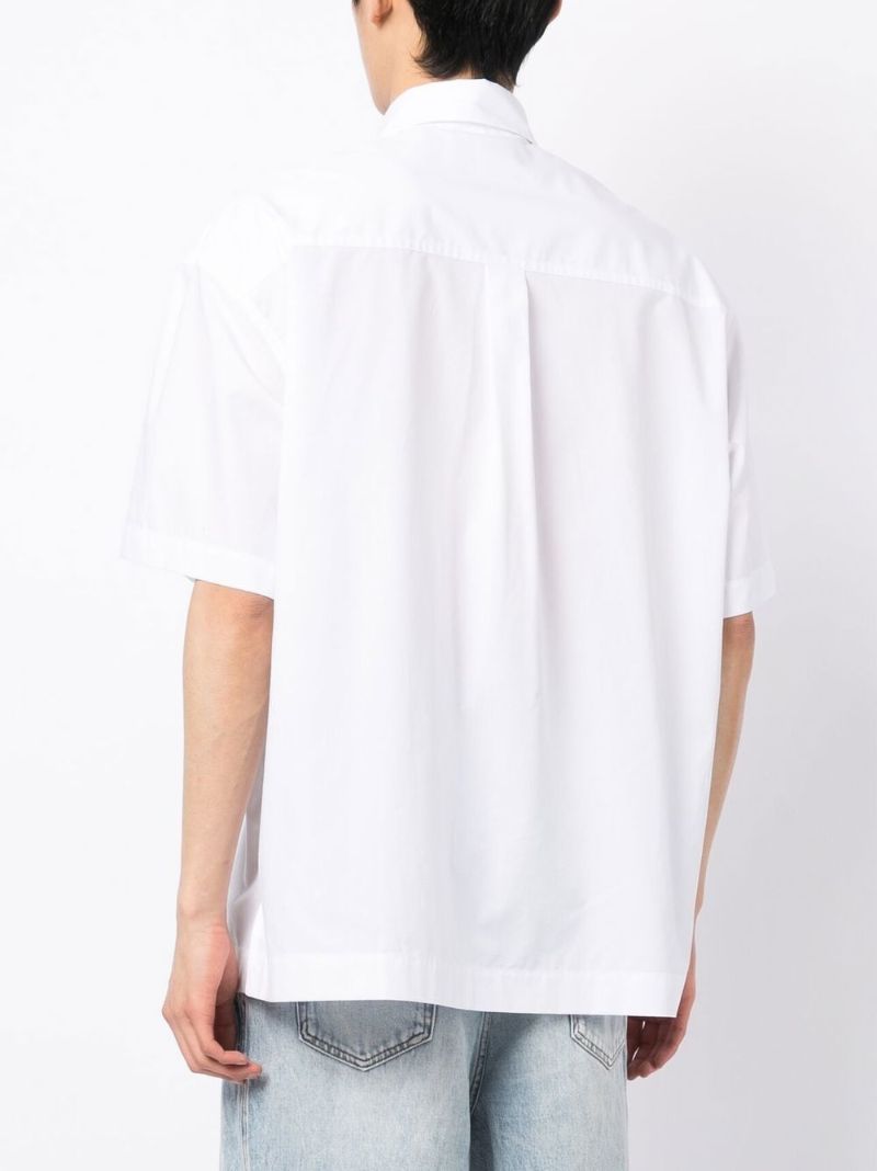 White Phoenix Cut-out Shirt