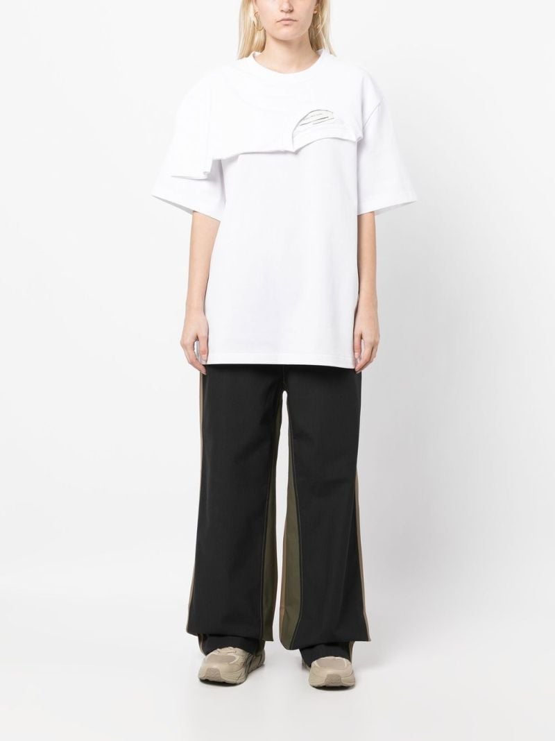 White Double Collar T-shirt