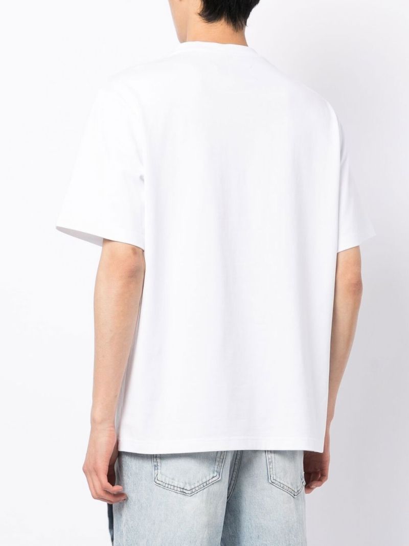 White Double Collar T-shirt
