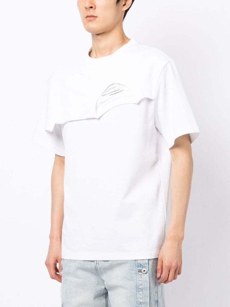 White Double Collar T-shirt