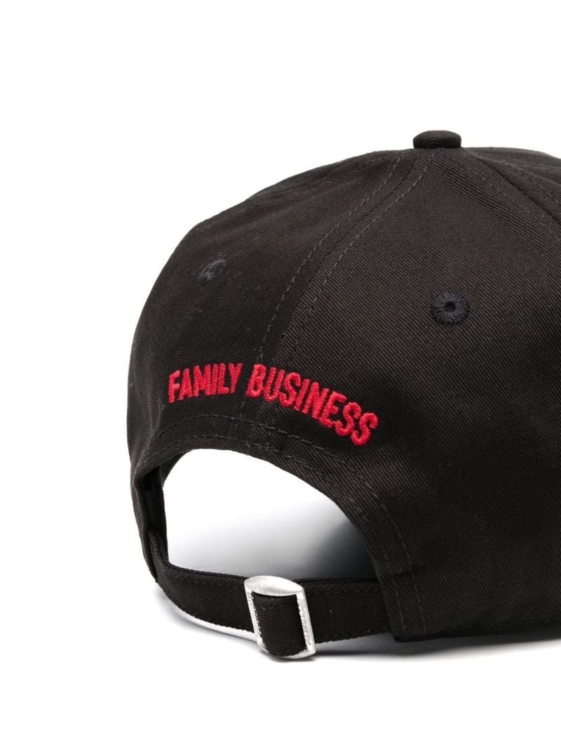 Black Logo Patch Baseball Cap