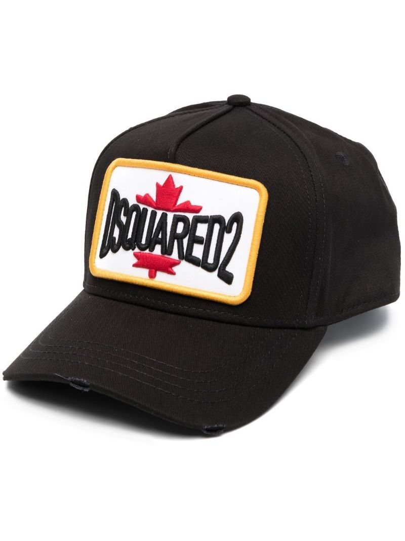 Black Logo Patch Baseball Cap