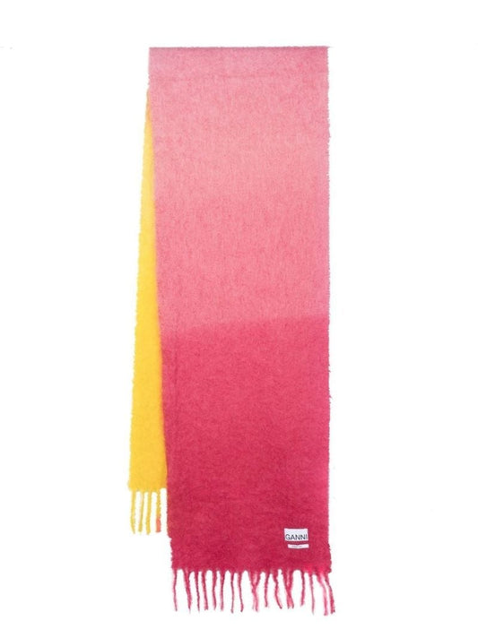 Yellow Gradient Effect Scarf