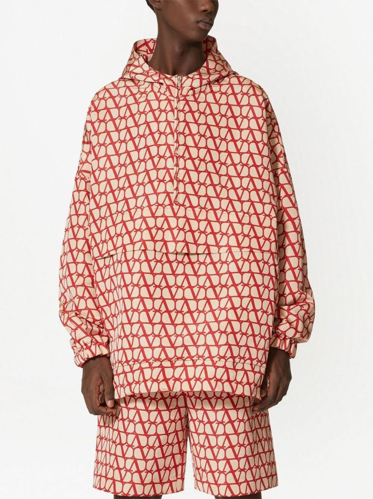 Neutral Toile Iconographe Silk Hoodie Jacket