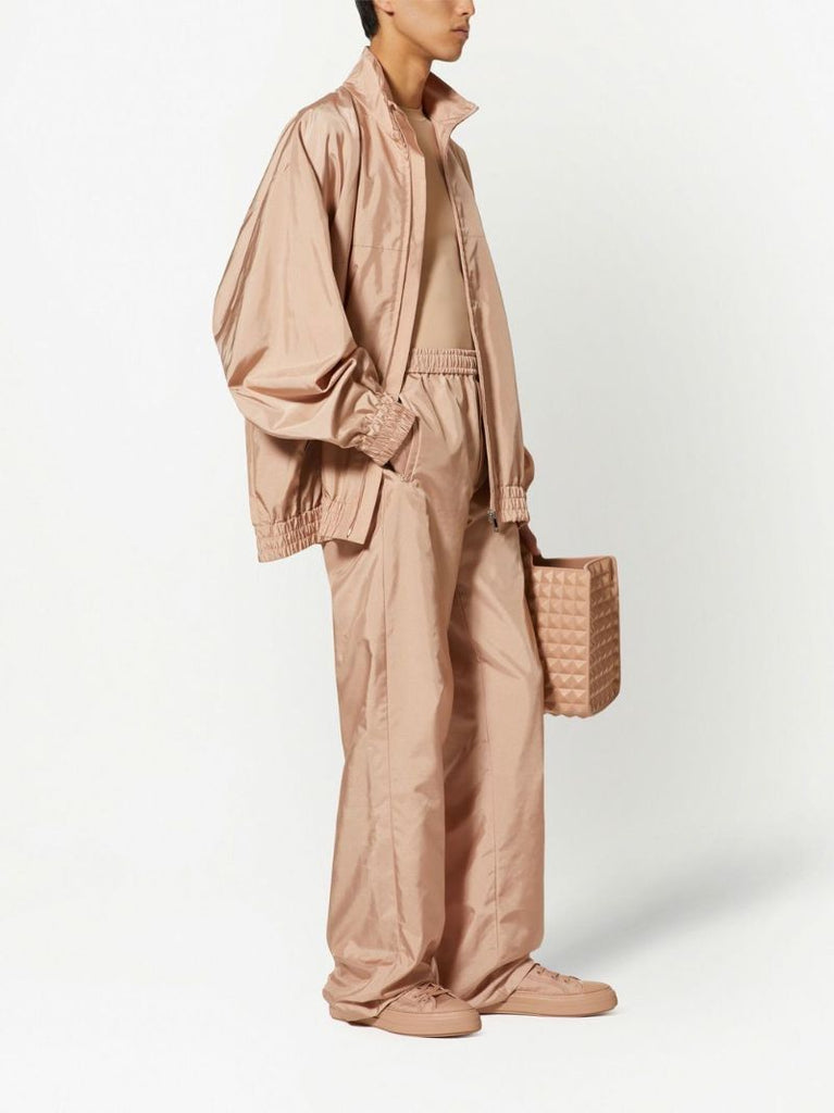 Neutral Technical Straight-leg Trousers