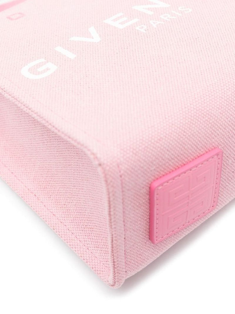 Pink G Logo Print Mini Tote Bag