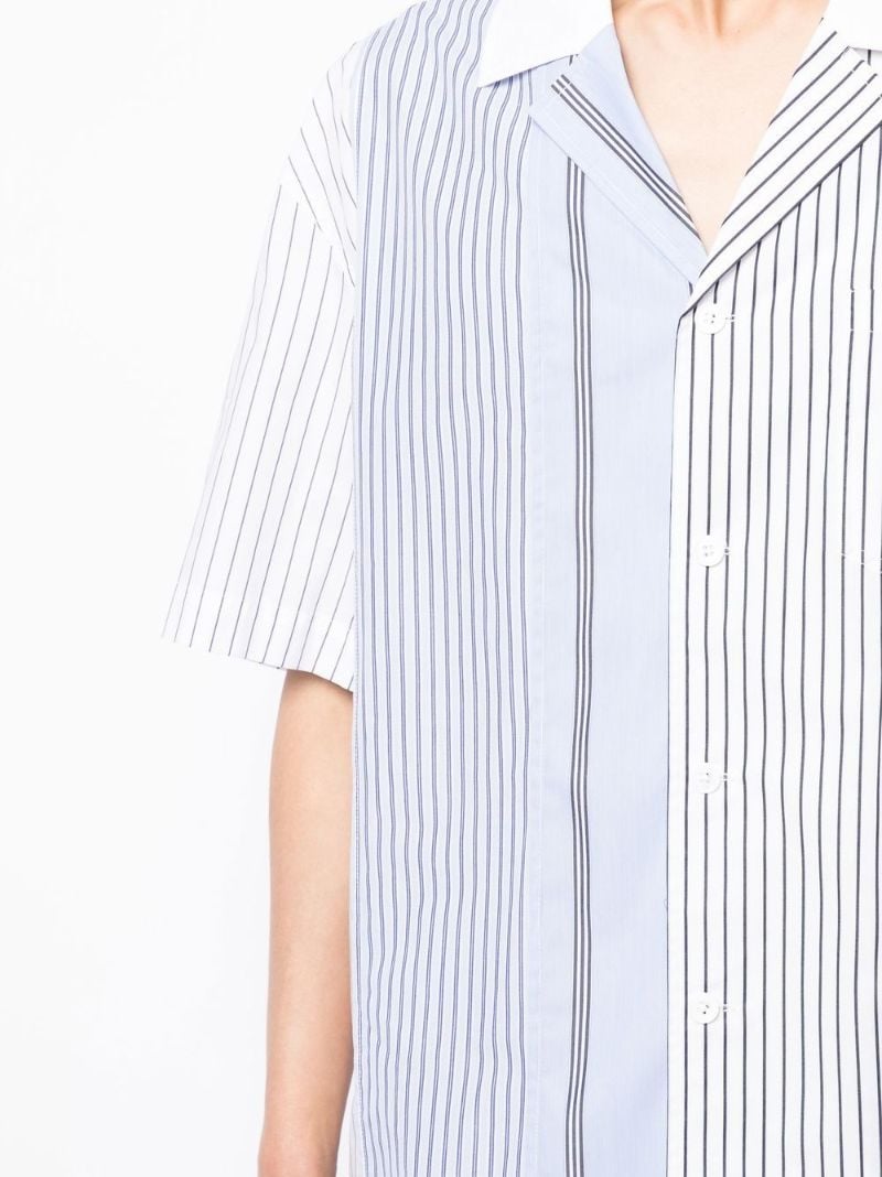 Blue Striped Cotton Shirt
