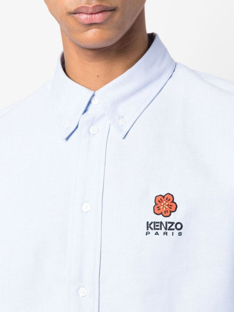 Blue Boke Flower Crest Shirt