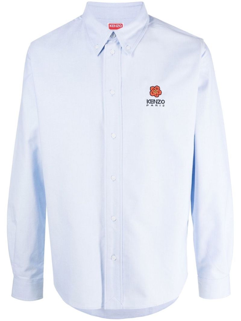 Blue Boke Flower Crest Shirt