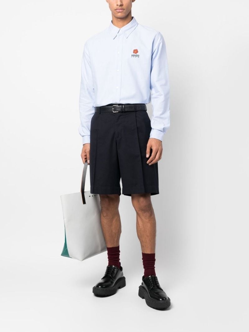 Blue Boke Flower Crest Shirt