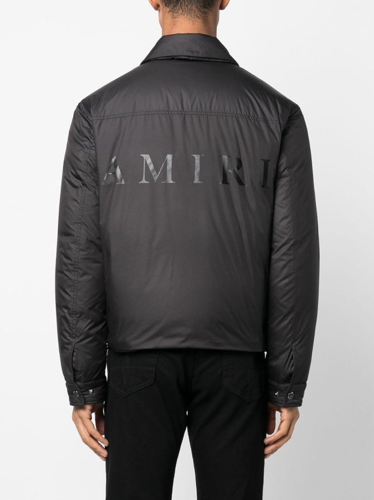 Black Padded Zip-up Jacket