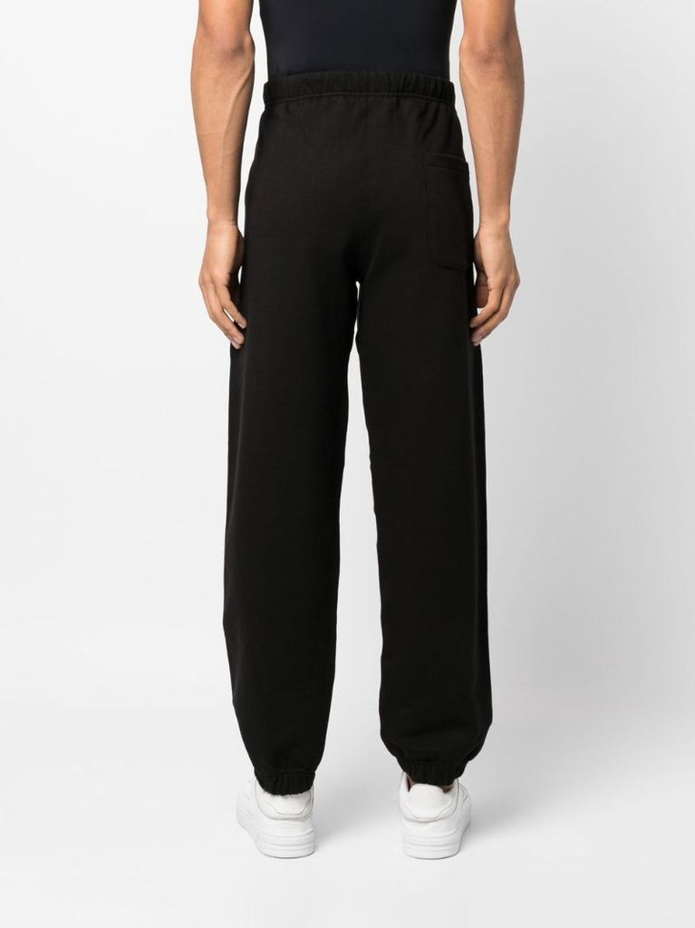 Black Logo Patch Track Pants