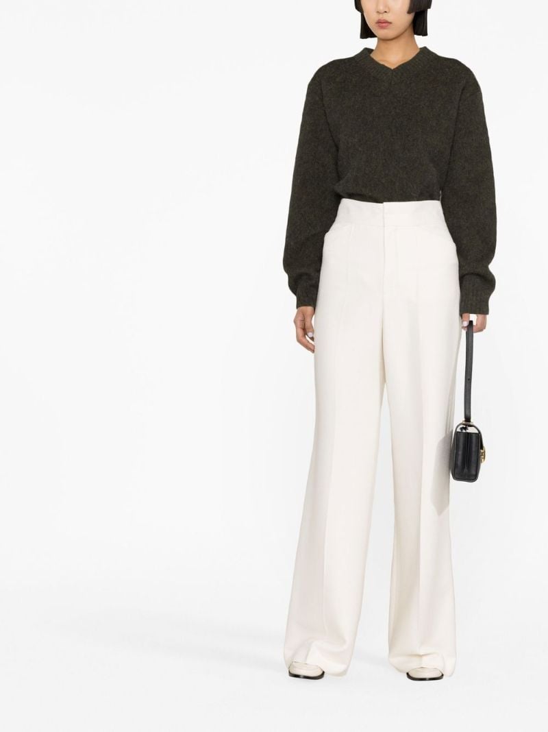 Neutral Wide-leg Trousers
