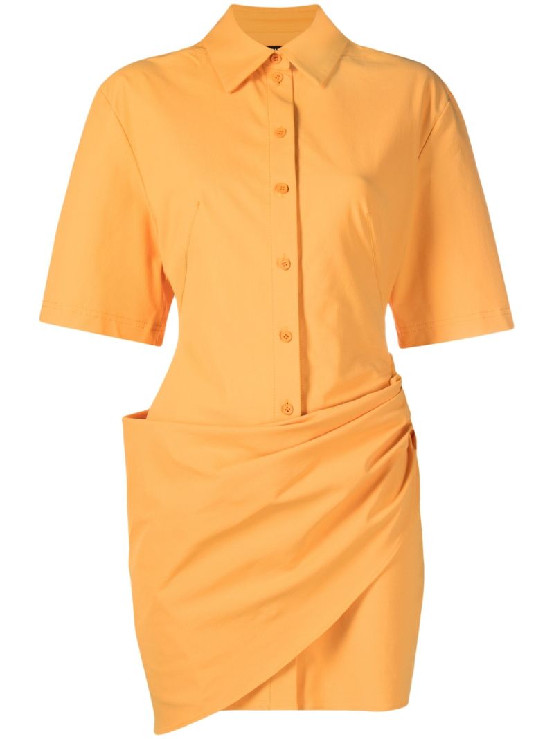 Orange La Robe Camisa Cotton Dress