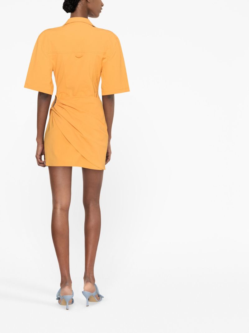 Orange La Robe Camisa Cotton Dress
